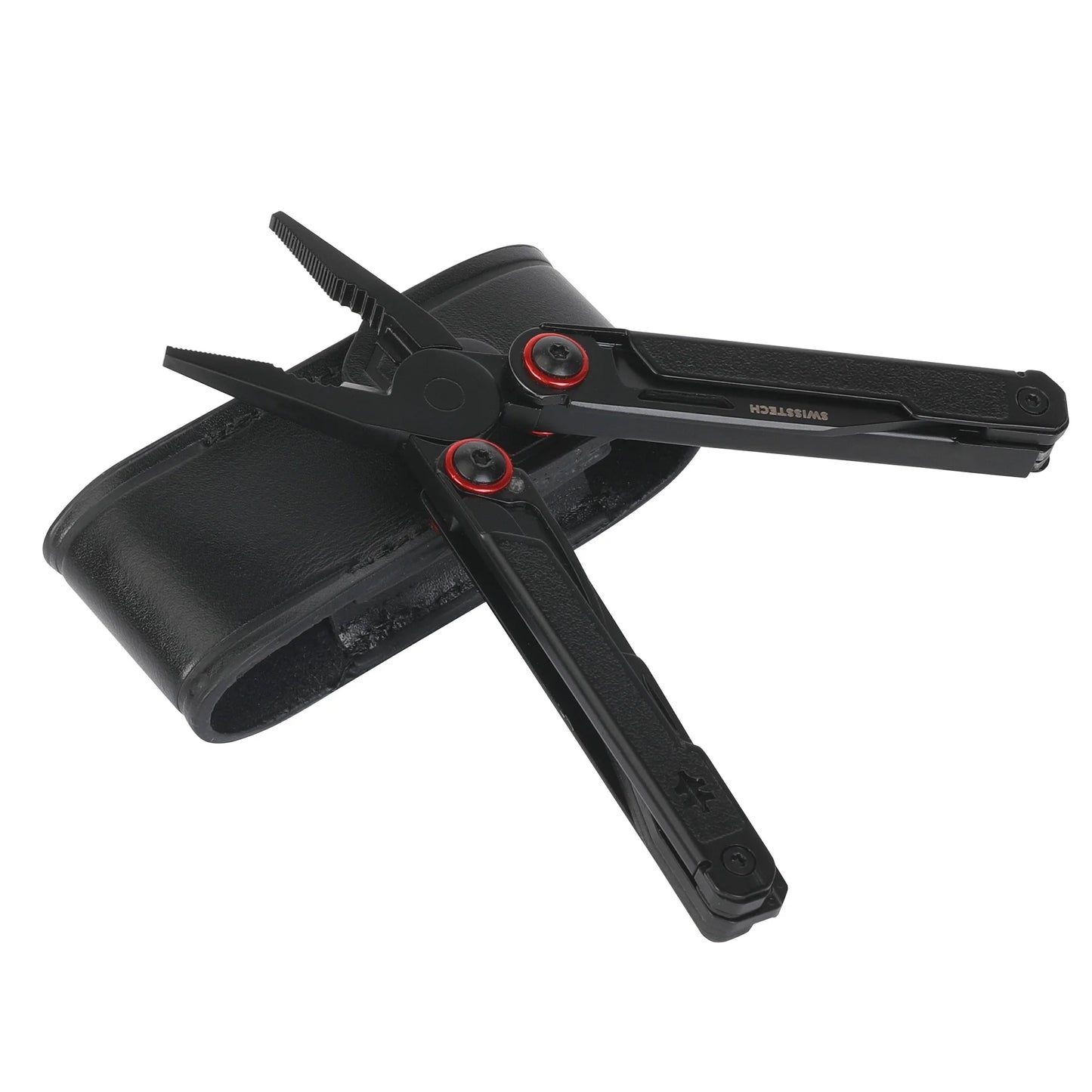 Uberall 11-In-1 Folding Mini Multi-Tool Ultra Compact with Leather Sheath, Multi-Function