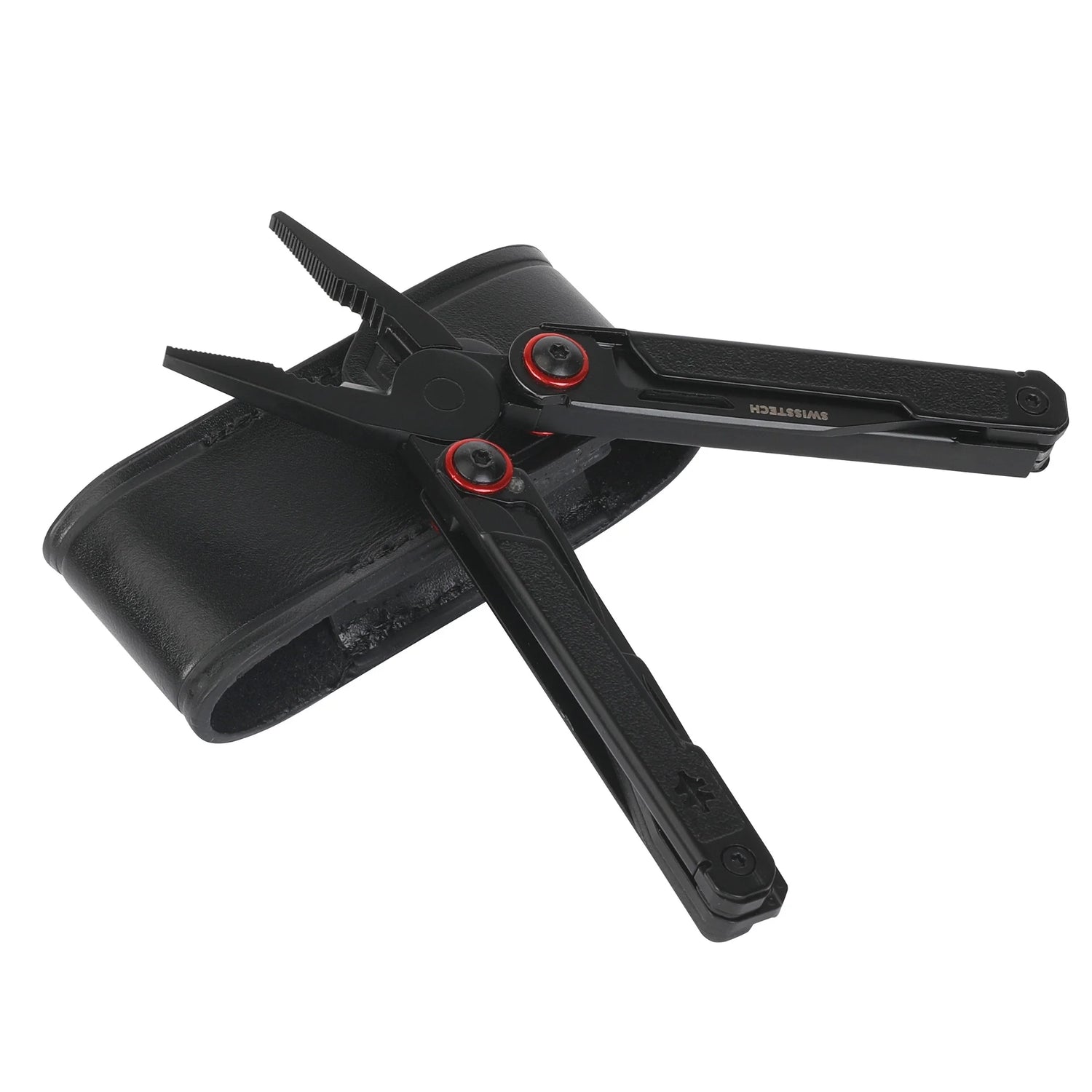 Uberall 11-In-1 Folding Mini Multi-Tool Ultra Compact with Leather Sheath, Multi-Function