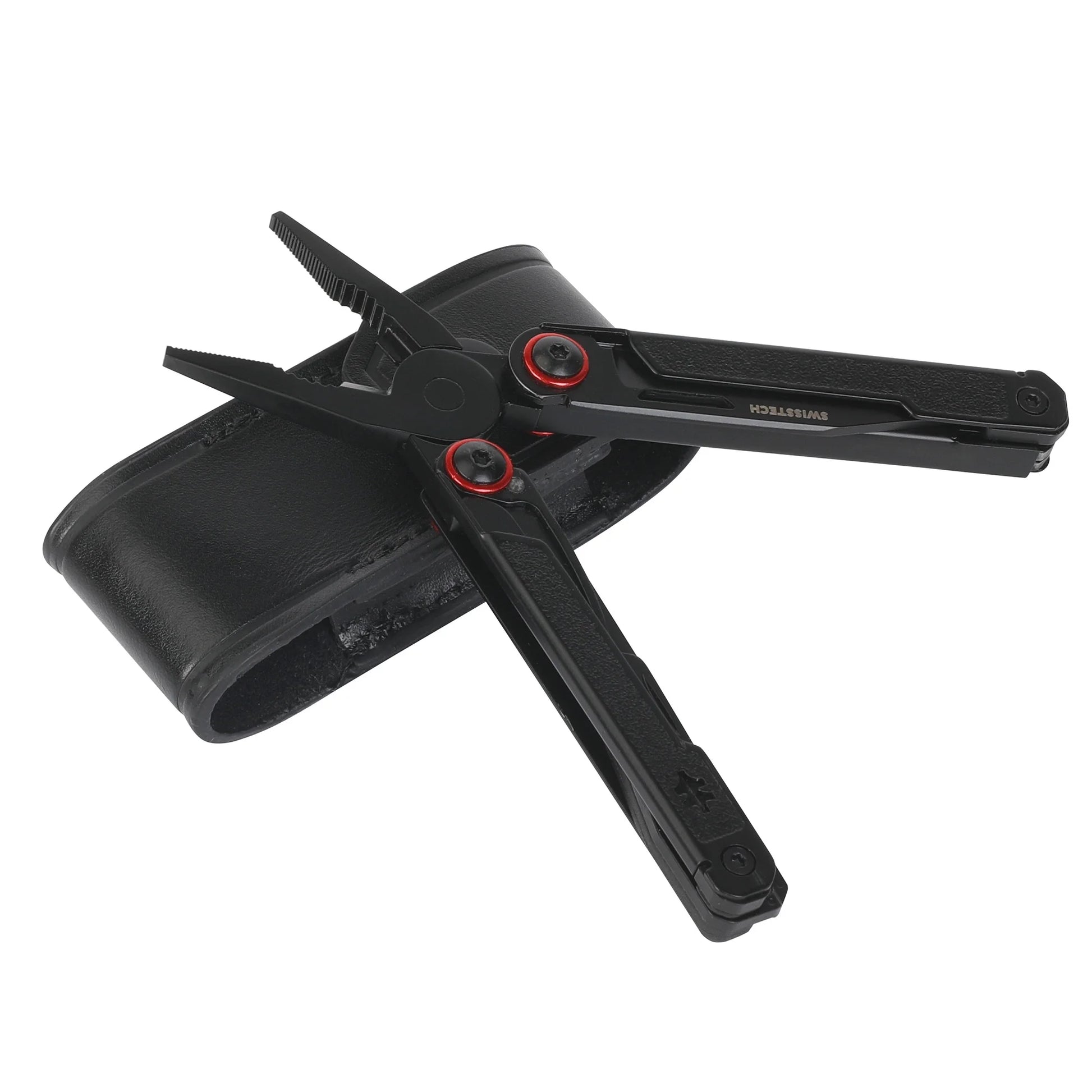 Uberall 11-In-1 Folding Mini Multi-Tool Ultra Compact with Leather Sheath, Multi-Function
