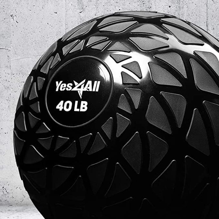 Slam Balls, 10-40Lb Weighted Ball Weight, Durable PVC Sand Filled Workout Dynamic Slam Ball for Core Strengthen