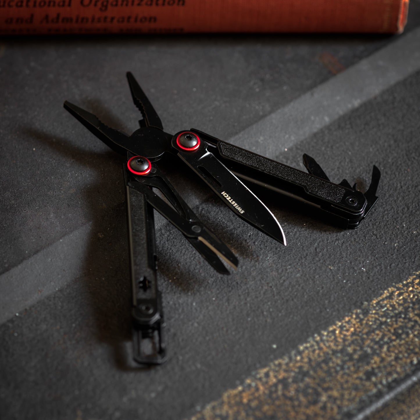Uberall 11-In-1 Folding Mini Multi-Tool Ultra Compact with Leather Sheath, Multi-Function