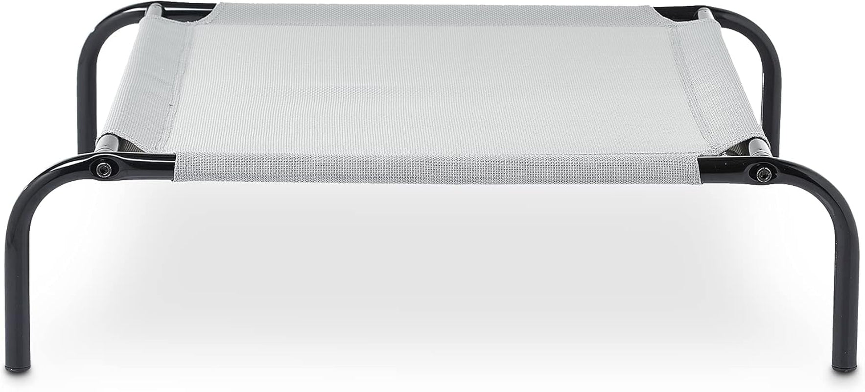 Cooling Breathable Elevated Dog Bed with Metal Frame for Large Dogs, 51 X 31 X 8 Inch, Grey