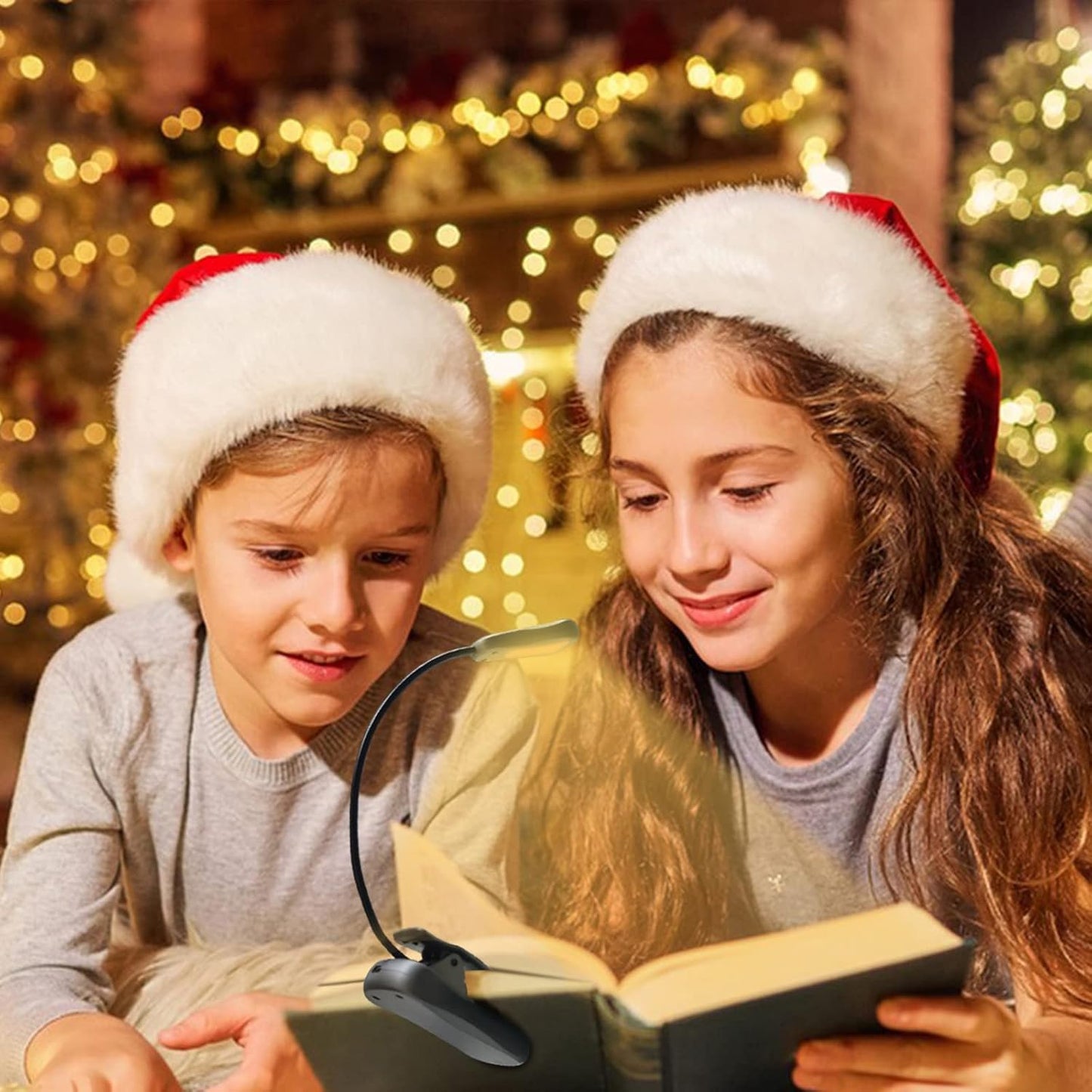 /Luminolite Rechargeable Book Light, Reading Lights for Books in Bed, 3 Colortemperature × 3 Brightness, up to 70 Hours Lighting, Great for Readers, Travel (Black)