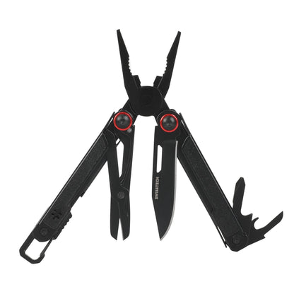 Uberall 11-In-1 Folding Mini Multi-Tool Ultra Compact with Leather Sheath, Multi-Function