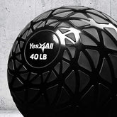 Slam Balls, 10-40Lb Weighted Ball Weight, Durable PVC Sand Filled Workout Dynamic Slam Ball for Core Strengthen