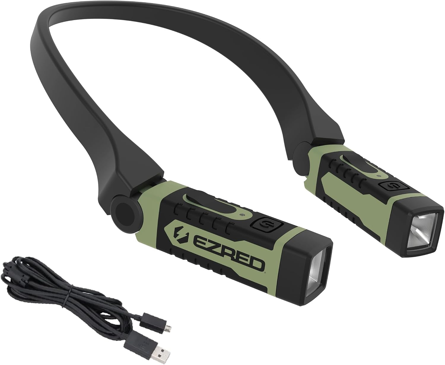 ANYWEAR Rechargeable Neck Light for Hands-Free Lighting, Soft Green