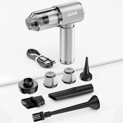Car Vacuum Cleaner Strong Suction Wireless Portable Cleaning Machine Handheld Mini Vacuum Cleaner for Car Home and Keyboard