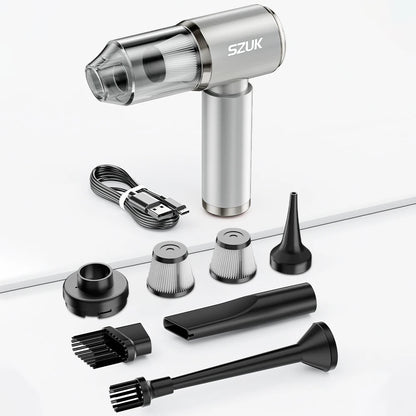 Car Vacuum Cleaner Strong Suction Wireless Portable Cleaning Machine Handheld Mini Vacuum Cleaner for Car Home and Keyboard