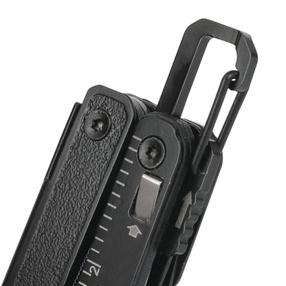 Uberall 11-In-1 Folding Mini Multi-Tool Ultra Compact with Leather Sheath, Multi-Function