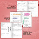 – Weekly & Monthly Life Planner to Hit Your Goals & Live Happier. Organizer Notebook & Productivity Journal. A5 (Wine Red)