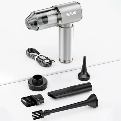 Car Vacuum Cleaner Strong Suction Wireless Portable Cleaning Machine Handheld Mini Vacuum Cleaner for Car Home and Keyboard