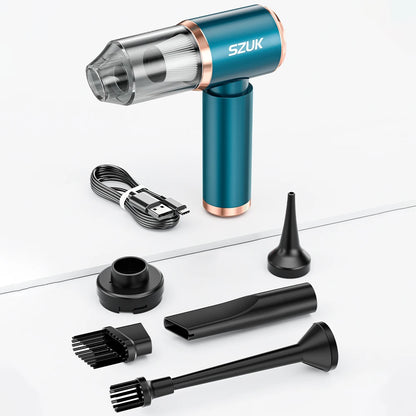 Car Vacuum Cleaner Strong Suction Wireless Portable Cleaning Machine Handheld Mini Vacuum Cleaner for Car Home and Keyboard