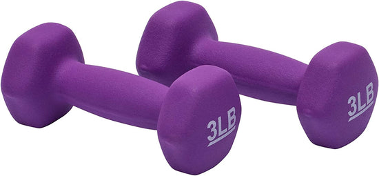 Neoprene Dumbbell Hand Weights for Exercise and Muscle Toning