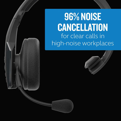 B450-XT Noise Cancelling Bluetooth Headset – Industry Leading Sound with Long Wireless Range, Extreme Comfort and up to 24 Hours of Talk Time